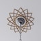 Ekena Millwork Eleanor Wood Fretwork Pierced Ceiling Medallion, Walnut, 34"OD x 13 1/8"ID x 3/8"T CMWP34X34X0375EAWA - alternate 7
